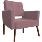 Poltrona Vanessa Kit Com Duas Rosa