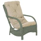 Poltrona Varanda Área Externa Jardim Alumínio Fibra Sintética