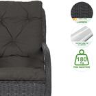 Poltrona Varanda Área Externa Jardim Alumínio Fibra Sintética