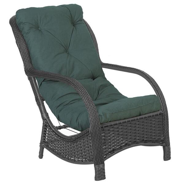 Poltrona Varanda Área Externa Jardim Alumínio Fibra Sintética