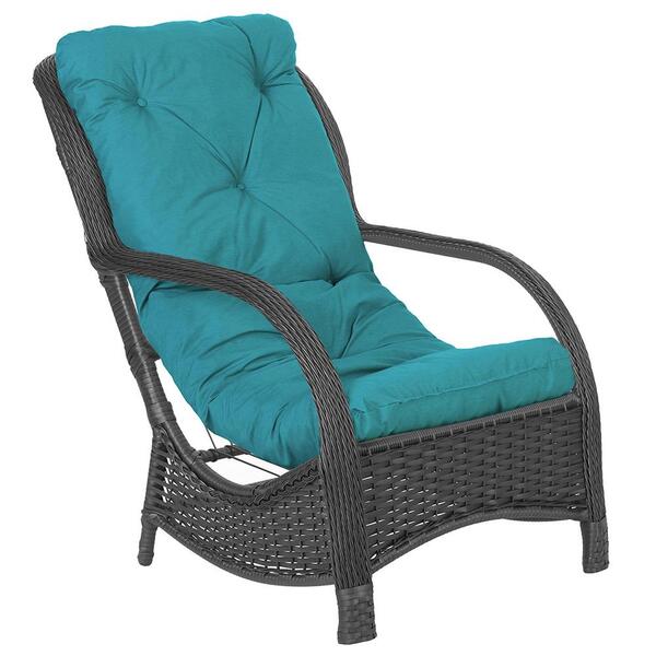 Poltrona Varanda Área Externa Jardim Alumínio Fibra Sintética