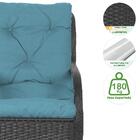 Poltrona Varanda Área Externa Jardim Alumínio Fibra Sintética