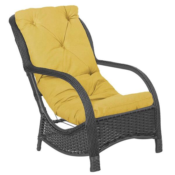 Poltrona Varanda Área Externa Jardim Alumínio Fibra Sintética