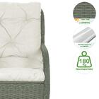 Poltrona Varanda Área Externa Jardim Alumínio Fibra Sintética