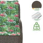 Poltrona Varanda Área Externa Jardim Alumínio Fibra Sintética