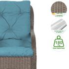 Poltrona Varanda Área Externa Jardim Alumínio Fibra Sintética