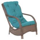 Poltrona Varanda Área Externa Jardim Alumínio Fibra Sintética