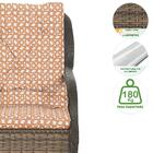 Poltrona Varanda Área Externa Jardim Alumínio Fibra Sintética