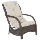 Poltrona Varanda Área Externa Jardim Alumínio Fibra Sintética