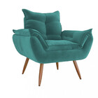 Poltrona Veludo 94cm Mx Tóquio Matrix