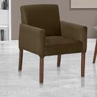 Poltrona Veludo Marrom