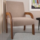 Poltrona Veneza Seda/tabaco - Viero Móveis