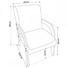 Poltrona Veneza Seda/veludo Rosa - Viero Móveis