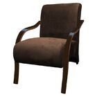Poltrona Vênus 1 Lugar Braço Madeira Marrom
