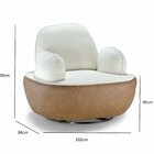 Poltrona Vênus Tec. 502/505 Para Quarto Branco