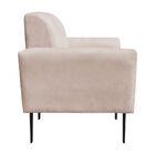 Poltrona Viena Gomada Suede Com Pés Villach Preto D'rossi - B