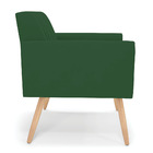 Poltrona Viena Gomada Veludo Pés Palito Natural D03 - D'rossi