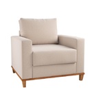 Poltrona Viero Prada Linho Bronze