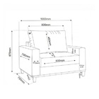 Poltrona Viero Prada Linho Bronze