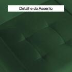 Poltrona Vitória Decorativa Veludo Verde Bandeira D'rost