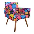 Poltrona Vitória Estampa Romero Brito 1