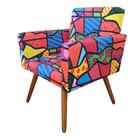 Poltrona Vitória Estampa Romero Brito 1