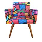 Poltrona Vitória Estampa Romero Brito 1