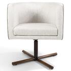 Poltrona Xis Madeira Betina B-443 Linho Bege