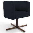 Poltrona Xis Madeira Betina C-05 Corano Preto