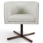 Poltrona Xis Madeira Betina C-107 Linho Bege