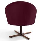 Poltrona Xis Madeira Rafa B-278 Veludo Marsala