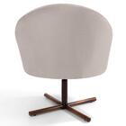 Poltrona Xis Madeira Rafa B-309 Veludo Bege