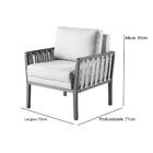 Poltrona Yaffa Linho Linho Azul