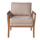 Poltrona Yaffa Linho Linho Bege