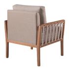 Poltrona Yaffa Linho Linho Bege