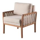 Poltrona Yaffa Linho Linho Bege Claro