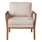 Poltrona Yaffa Linho Linho Bege Claro