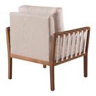 Poltrona Yaffa Linho Linho Bege Claro