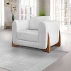 Poltrona Yves Linho Grigio