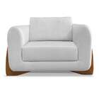 Poltrona Yves Linho Grigio