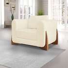 Poltrona Yves Linho Pérola