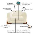 Poltrona Yves Linho Pérola