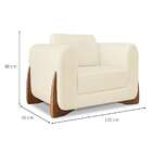 Poltrona Yves Linho Pérola