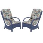 Poltronas Área Externa Jardim Varanda Descanso Alumínio 2un V