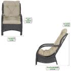 Poltronas Área Externa Jardim Varanda Descanso Alumínio 2un V