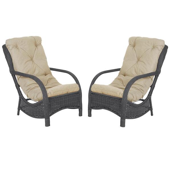 Poltronas Área Externa Jardim Varanda Descanso Alumínio 2un V