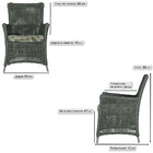 Poltronas Igapó Alumínio Micro Pintura Fendi Corda Náutica Es