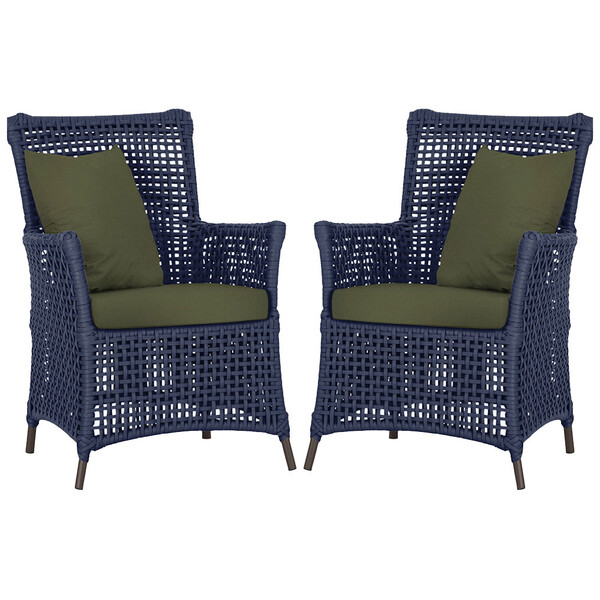 Poltronas Igapó Alumínio Micro Pintura Marrom Corda Náutica E