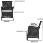 Poltronas Igapó Alumínio Micro Pintura Marrom Corda Náutica E