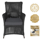 Poltronas Igapó Alumínio Micro Pintura Marrom Corda Náutica E